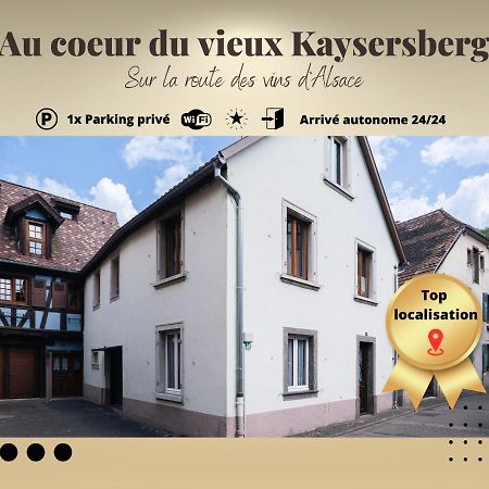 Gite Au Coeur Du Vieux Kaysersberg - Parking Prive & Wifi Ngoại thất bức ảnh